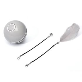 LED Laser Electronic Rolling Pet Funny Cat Toy Ball (Option: GaryRecharge)