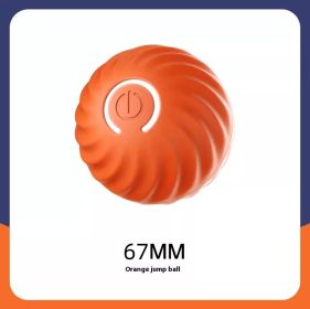 Pet Dog Rubber Ball Toys For Dogs Resistance To Bite Dog Chew Toys Puppy Pets Dogs Training Products (Option: Orange 67mm)