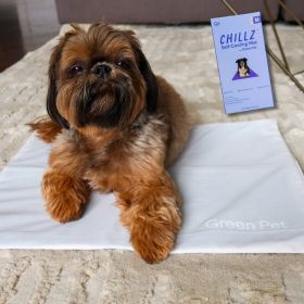 Chillz Gel Mat Cover (Color: Cloud, size: medium)